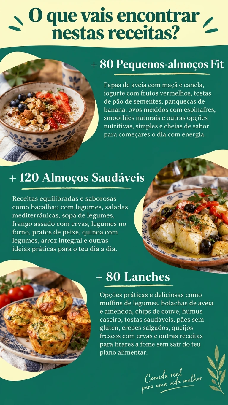 Receitas anti-inflamatórias — conteúdo e benefícios do livro